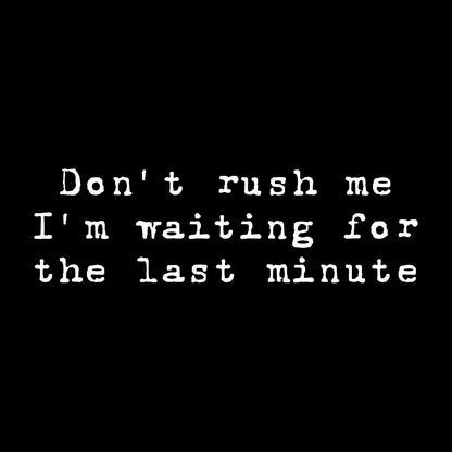 Last minute
