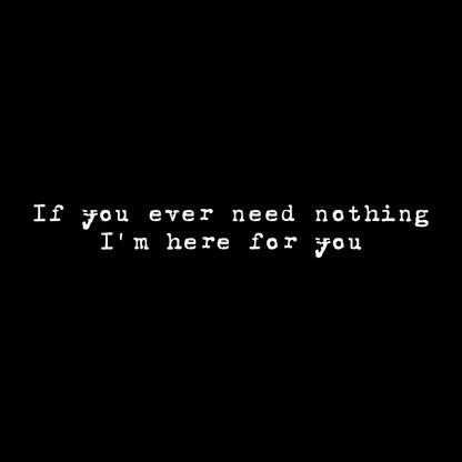 Need nothing