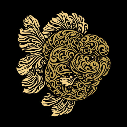 Golden Current (Oranda goldfish)