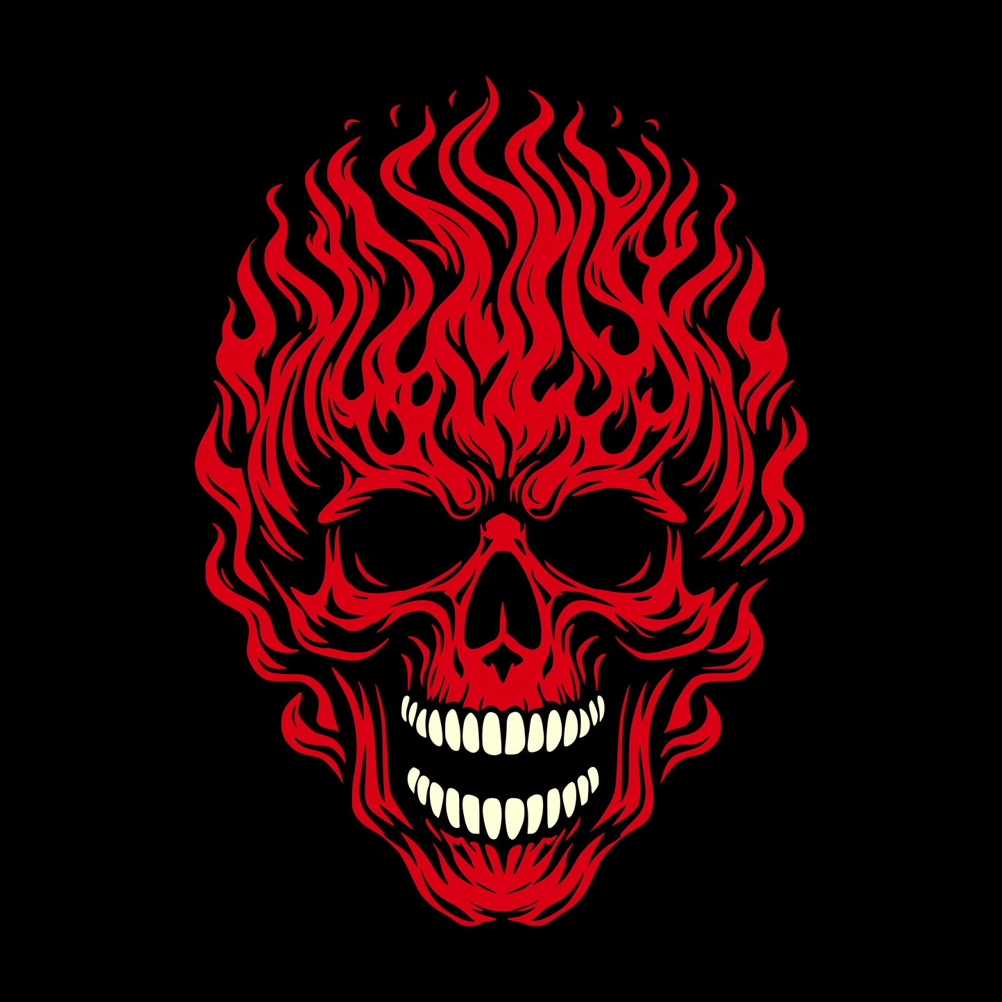 Burning Skull