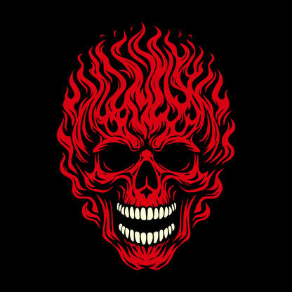Burning Skull